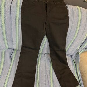 LOFT Modern Sexy Boot Black Jeans, size 10